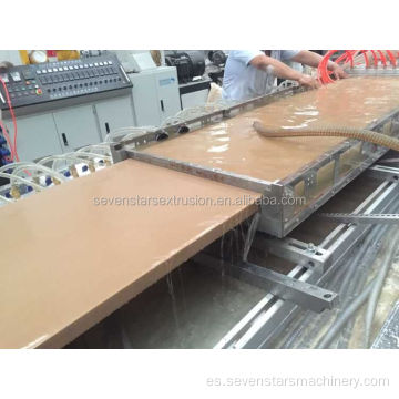 Decoraciones Medida de madera de madera PVC Máquina de extrusión de madera inteligente